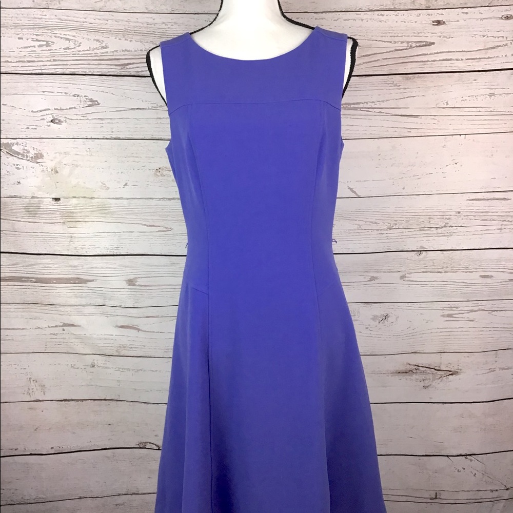 WHBM Purple Shift Dress SZ 8